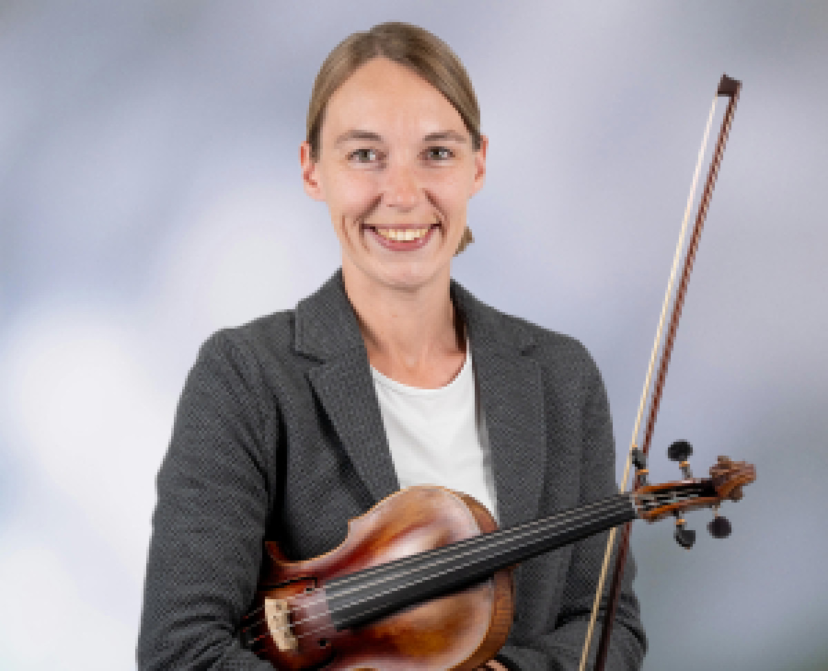 Portrait von einer Frau die lächelt