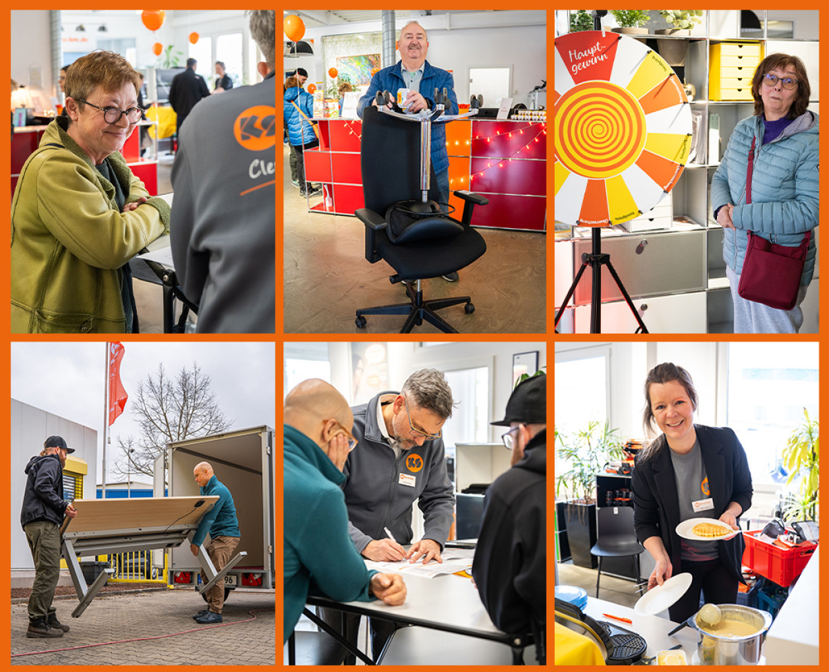 Collage von Bildern vom Knallersamstag