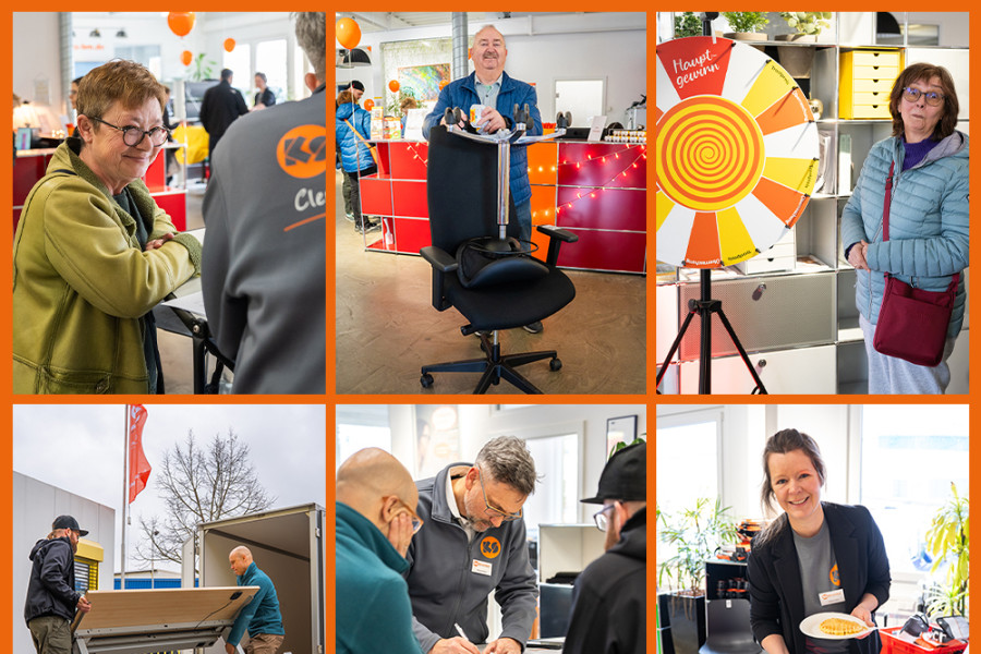 Collage von Bildern vom Knallersamstag